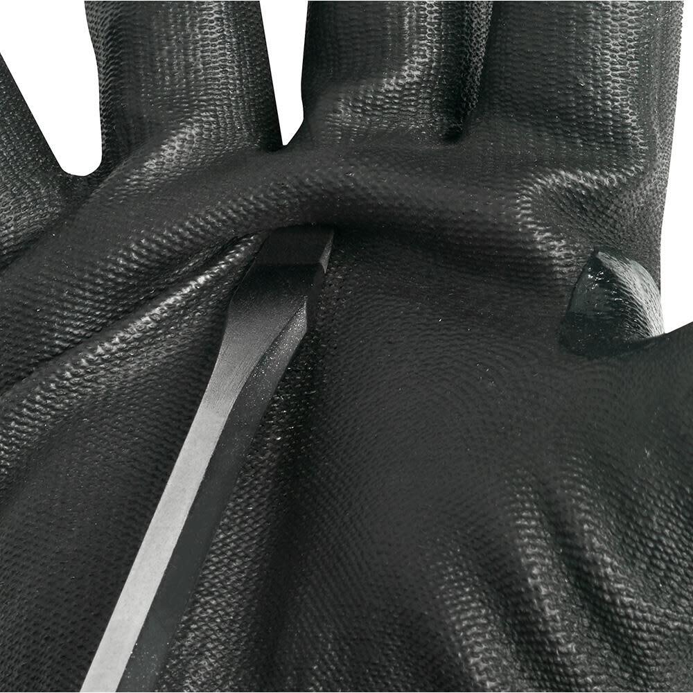 Milwaukee 12 Pair Cut Level 4 Nitrile Dipped Gloves Medium