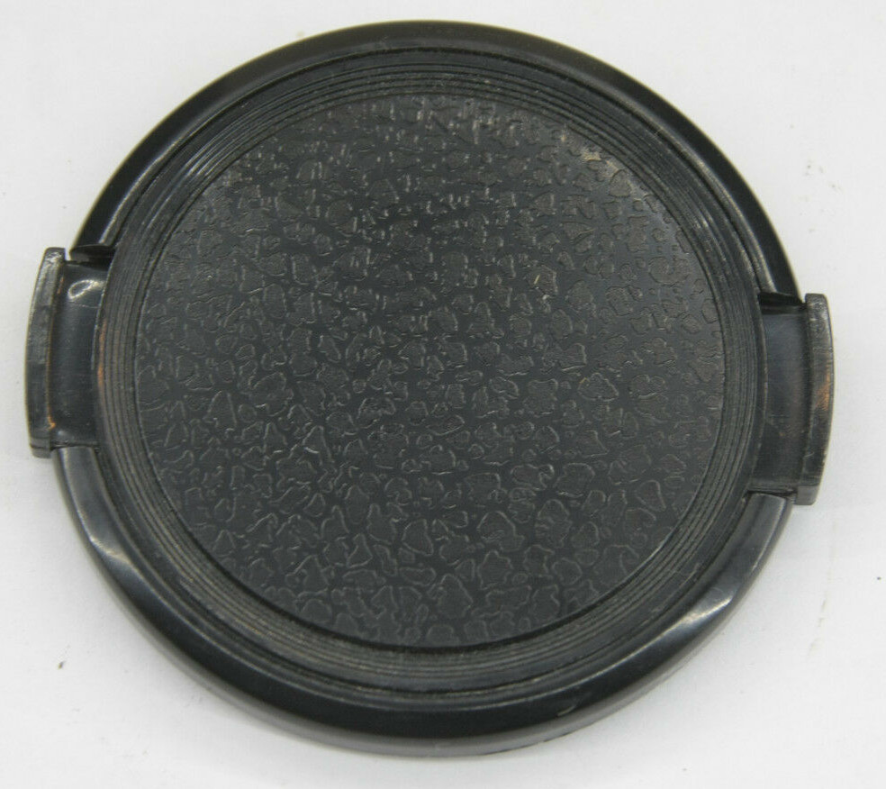58mm  - Front Snap On Lens Cap -Unbranded Textured- Plastic- USED E59N