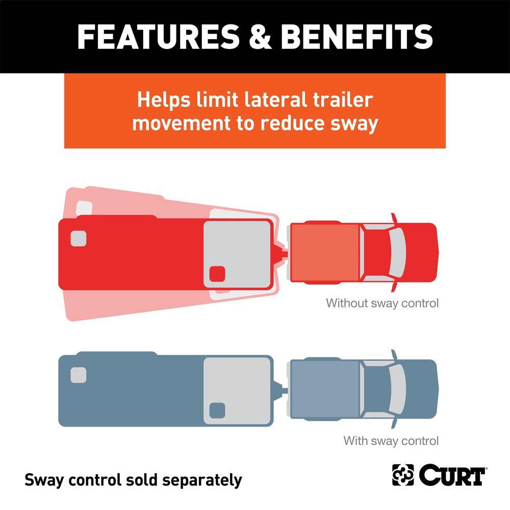 CURT 45822 Weld-On Sway Tab