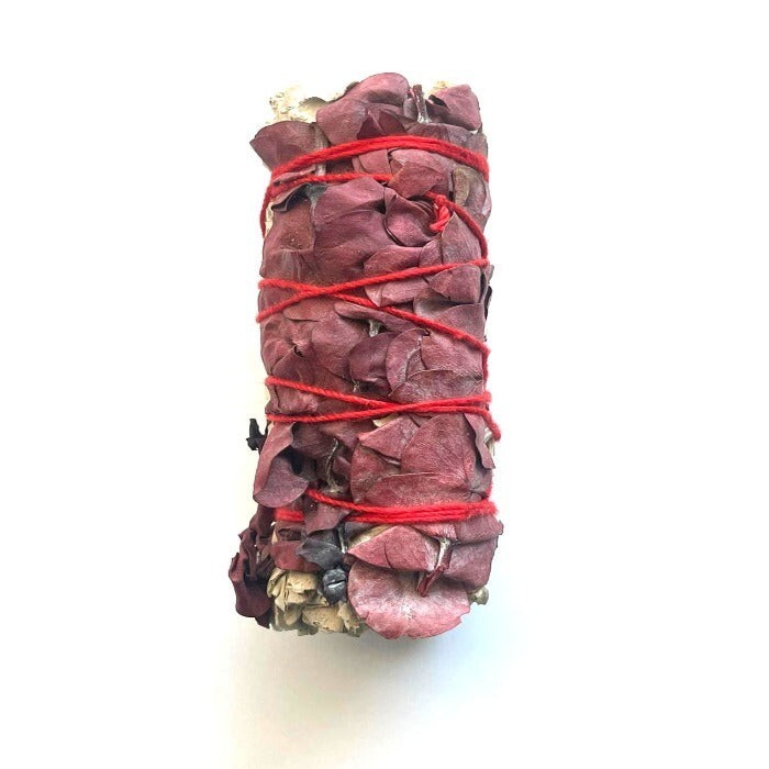 Red Eucalyptus & White Sage 4" Bundled Smudge Sticks - Cleansing