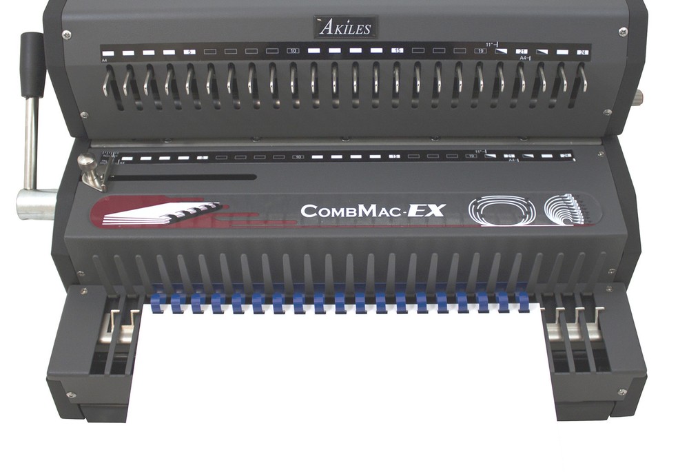 Akiles Combmac-EX24 Comb Binding Machine & Electric Hole Punch 14" [New]