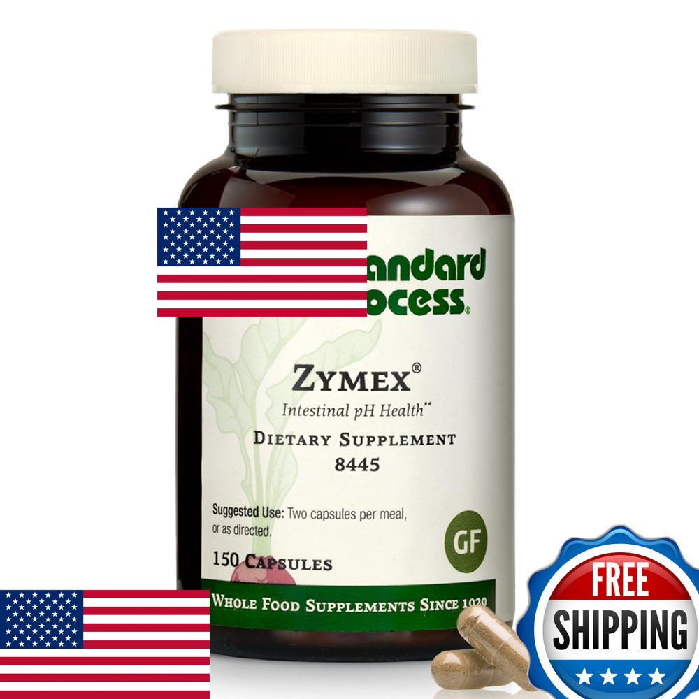 Standard Process Zymex Capsules - Digestive Health & Intestinal Support
