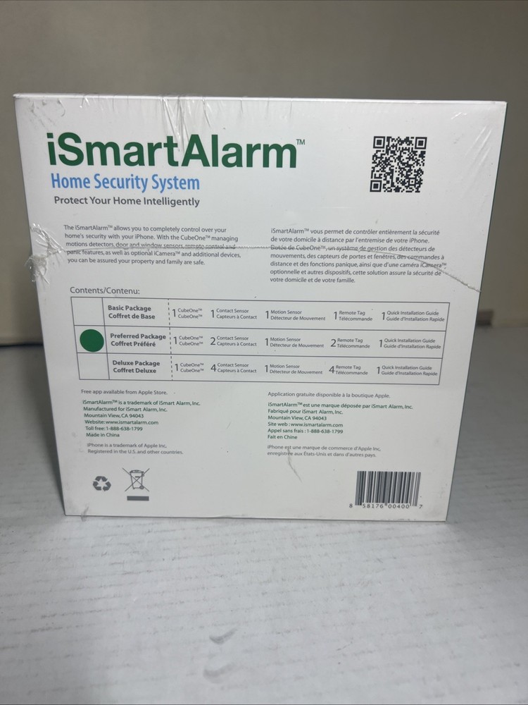 iSmartAlarm Home Security System Sealed (READ)