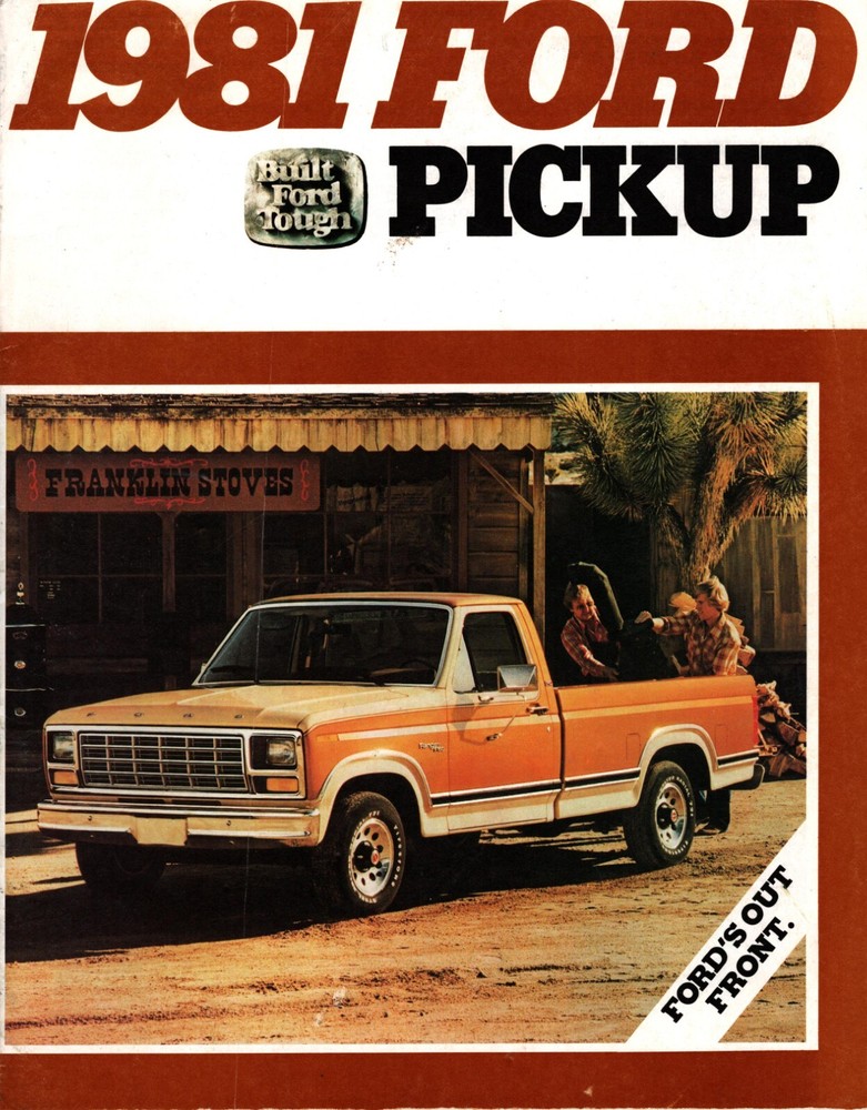 1981 Ford Pickup  Sales Brochure Catalog