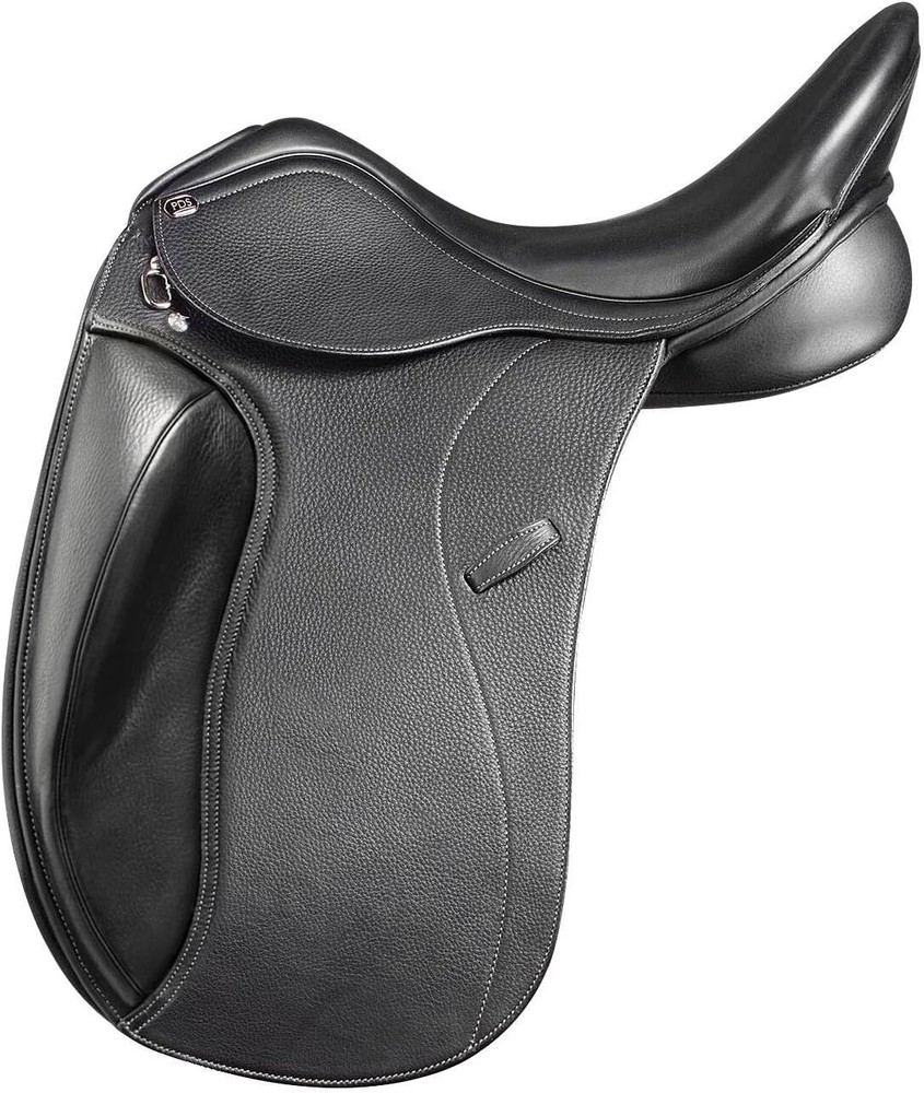PDS Carl Hester Grande II Saddle,  18 Medium Wide, Black