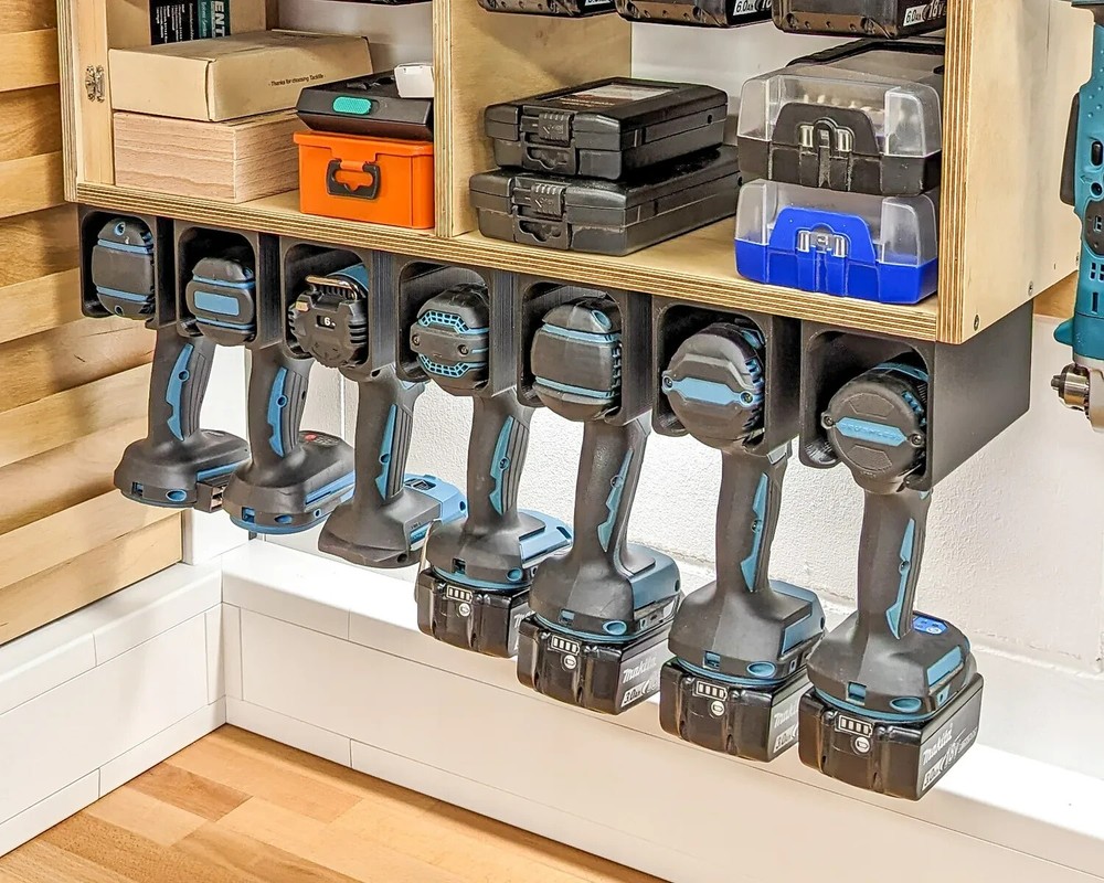 Tool Storage Drill Holder Universal Tool Storage Bit Driver Drill Impact Driver