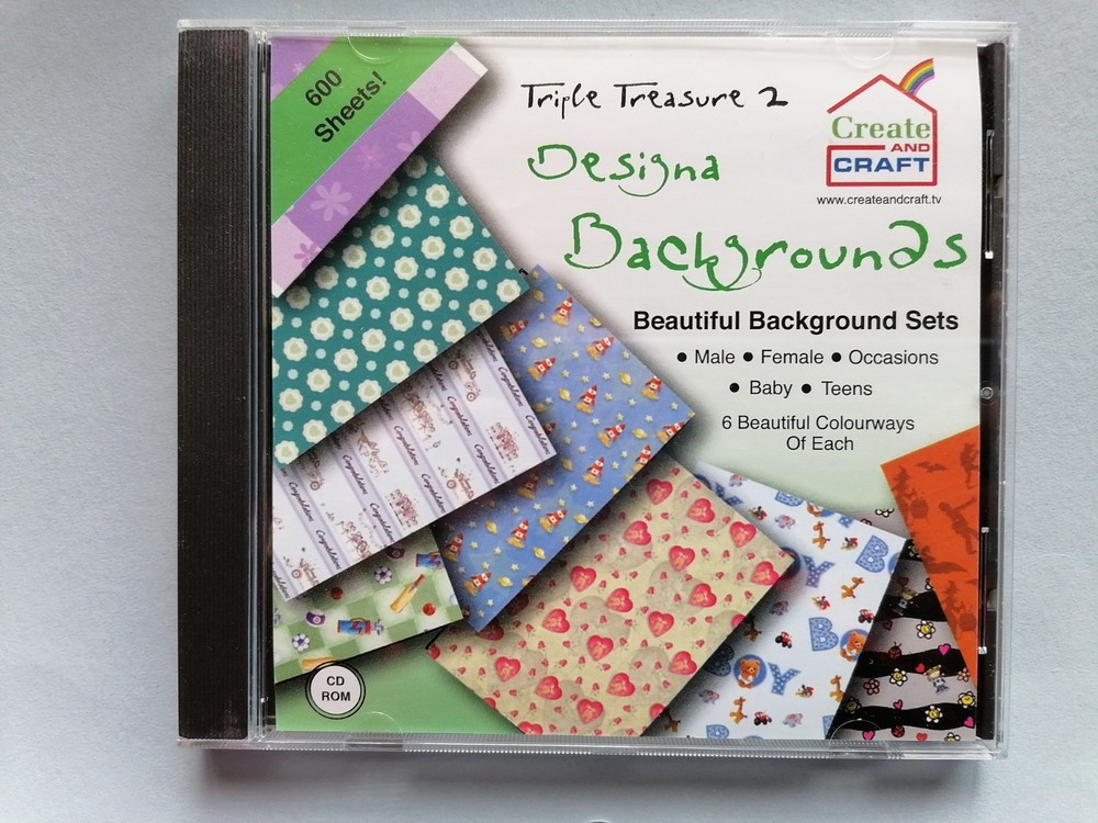 TRIPLE TREASURE Volume 2, Craft CD, 3-disc set - Create and Craft