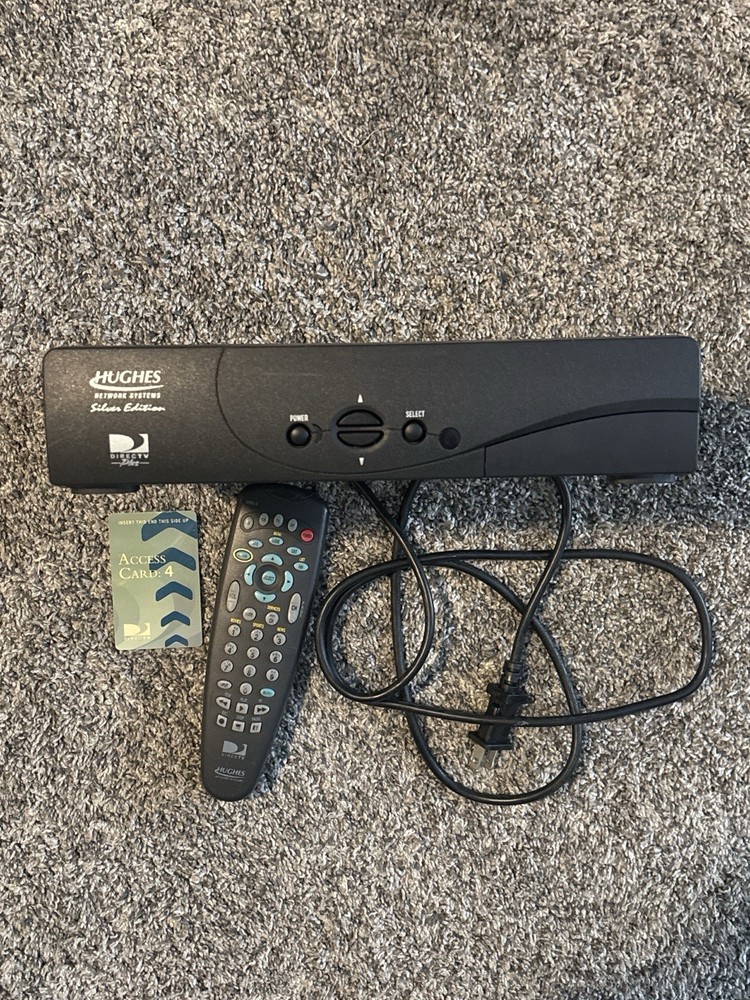Hughes DIRECTV Receiver HIRD-E1 Silver Edition w/ Remote - TESTED & WORKING