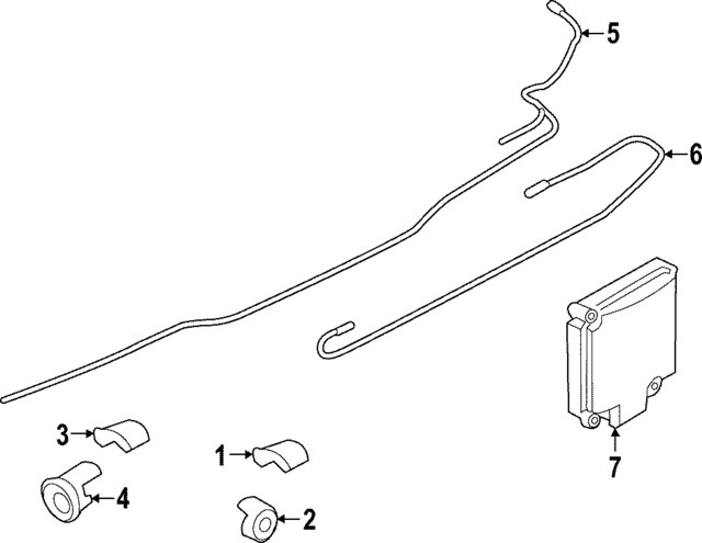 Genuine Ford Blind Spot Detection System Warning Sensor NK4Z14D453A