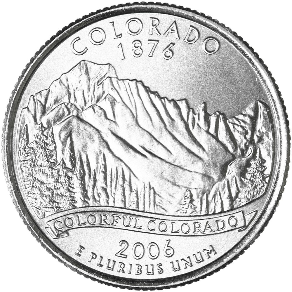 2006 D Colorado State Quarter Satin Finish