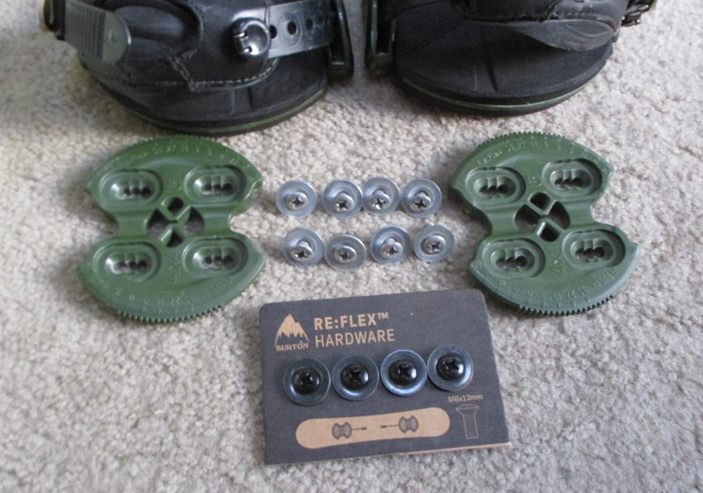 Burton Mission Re:Flex Snowboard Bindings Size Small