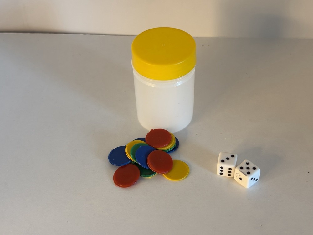Ludo Seeds and Playing Dices., Small