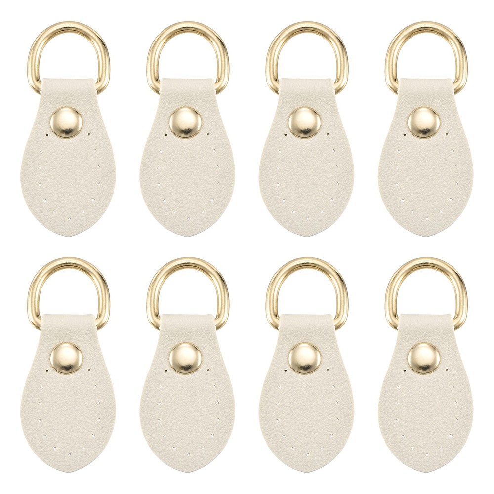 8 White Belt Mounting Bag Hooks