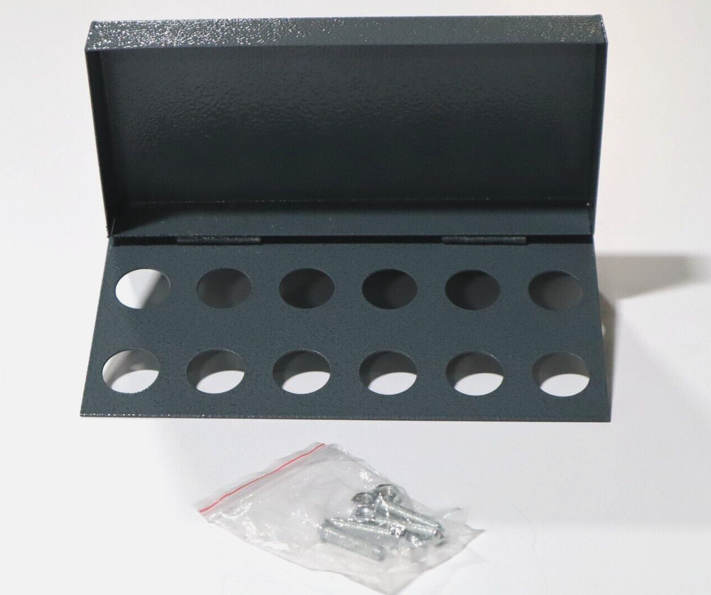 R8 COLLET RACK,  HOLDS 12 COLLETS     L079