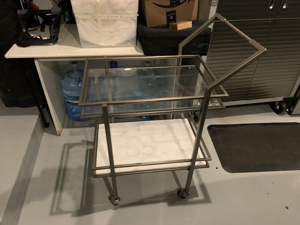 Crate & Barrel Bar Cart