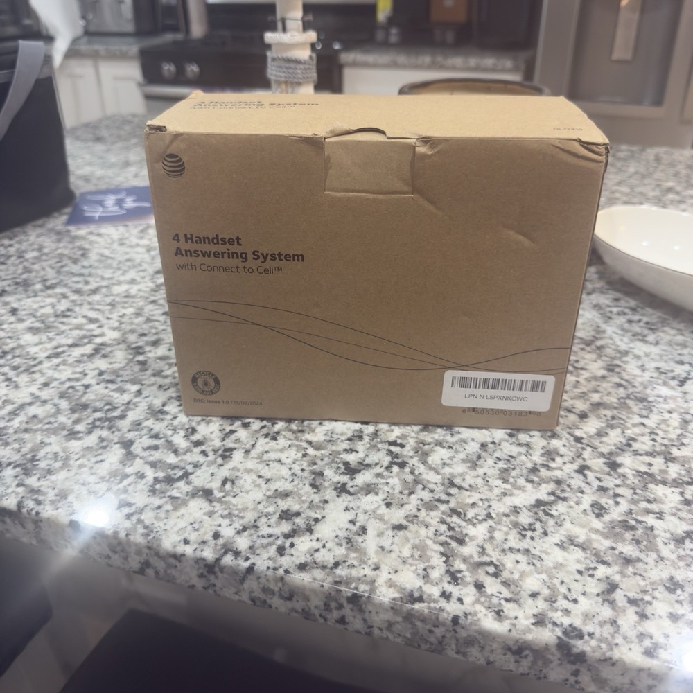 AT&T 4 Handset Bluetooth Answering System DECT 6.0 Connect to Cell