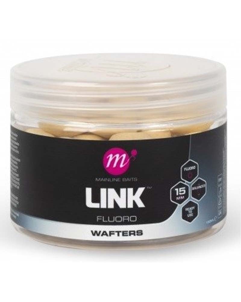 Boilies Link Fluoro Wafters 15mm Mainline
