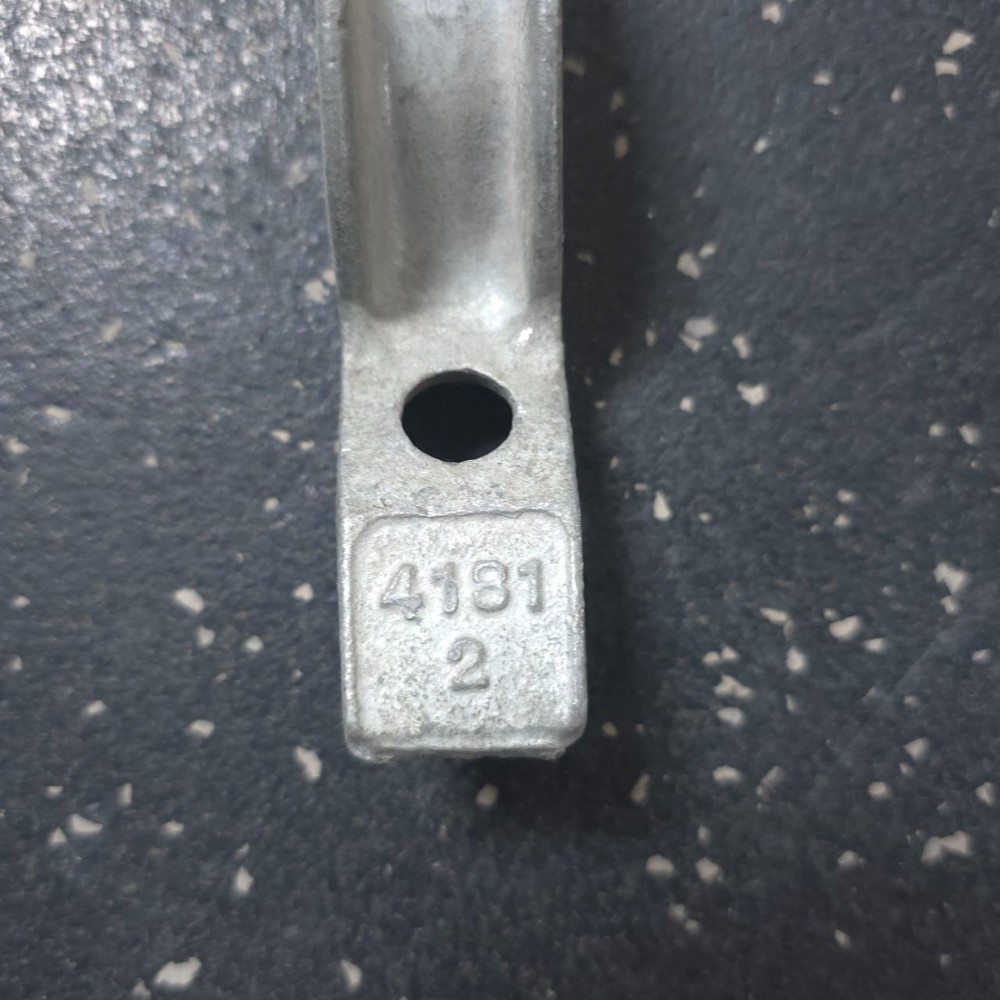 T&B - 4181 - Pipe Strap - 2" Iron - 1 Hole - (QTY 4) Used