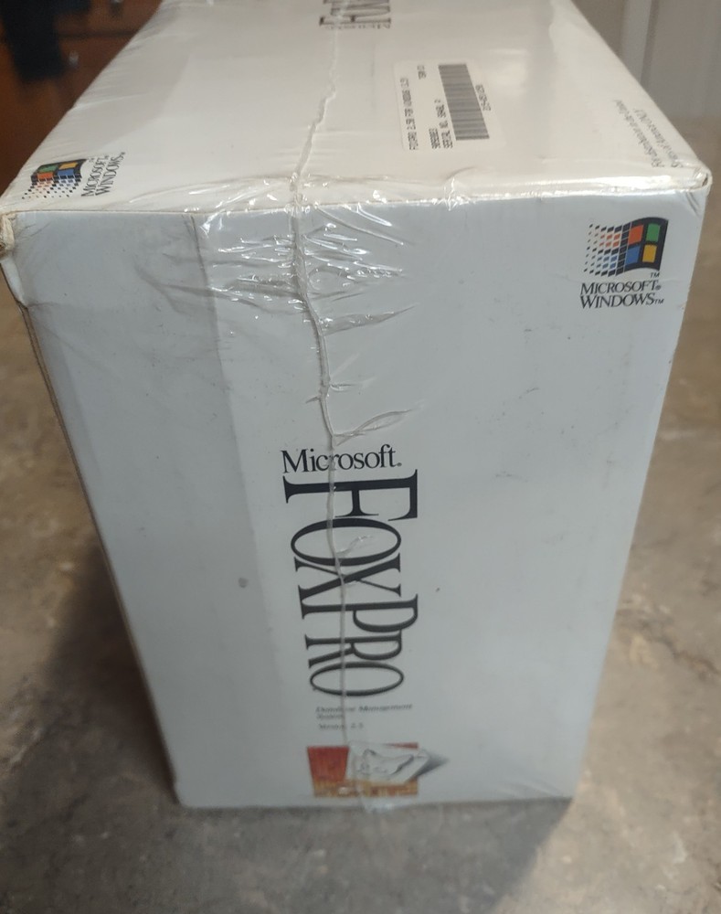 NOS Microsoft FoxPro v 2.5 for Windows (3.5) Relational Database Management Syst
