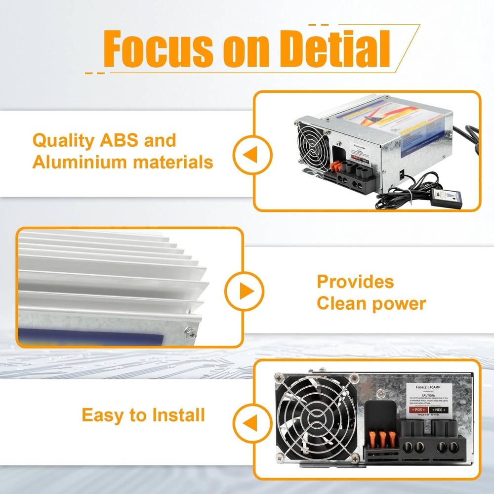 PD9270 70Amp RV Converter Charger PD9200 Series Power Converter/Battery Chargers