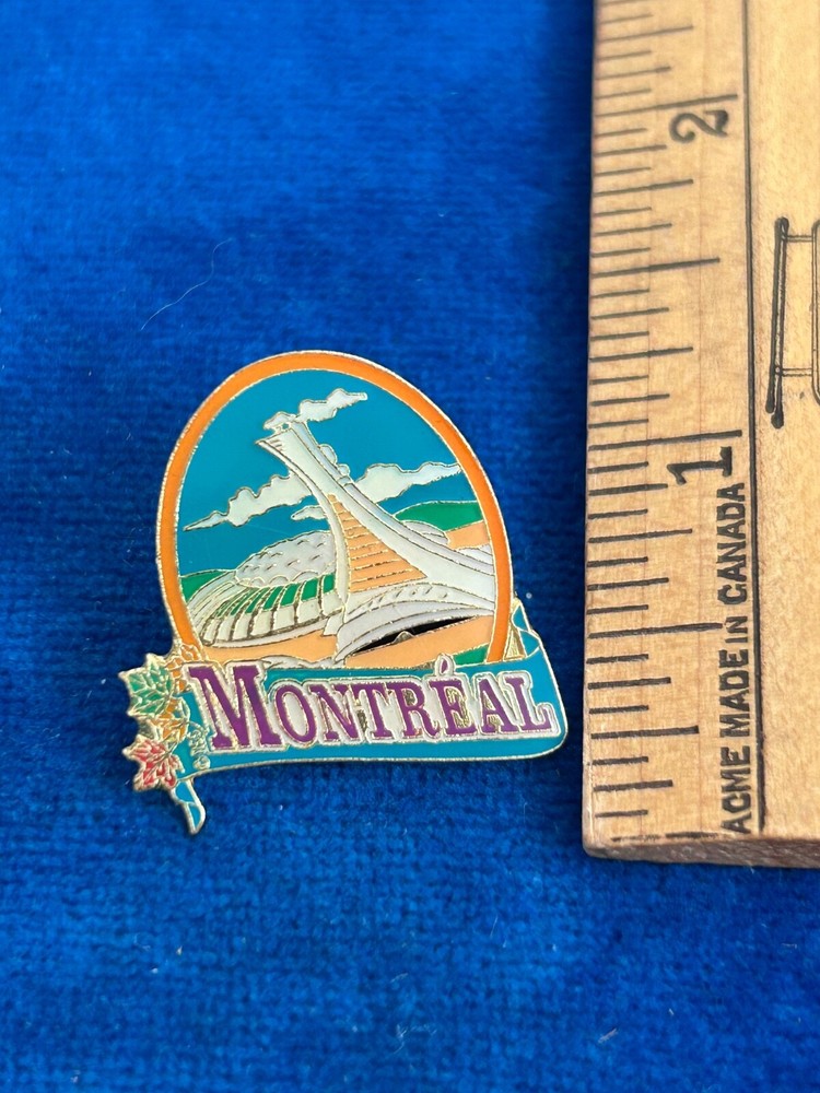 Montreal Olympic Stadium Stade Olympique Lapel Pin