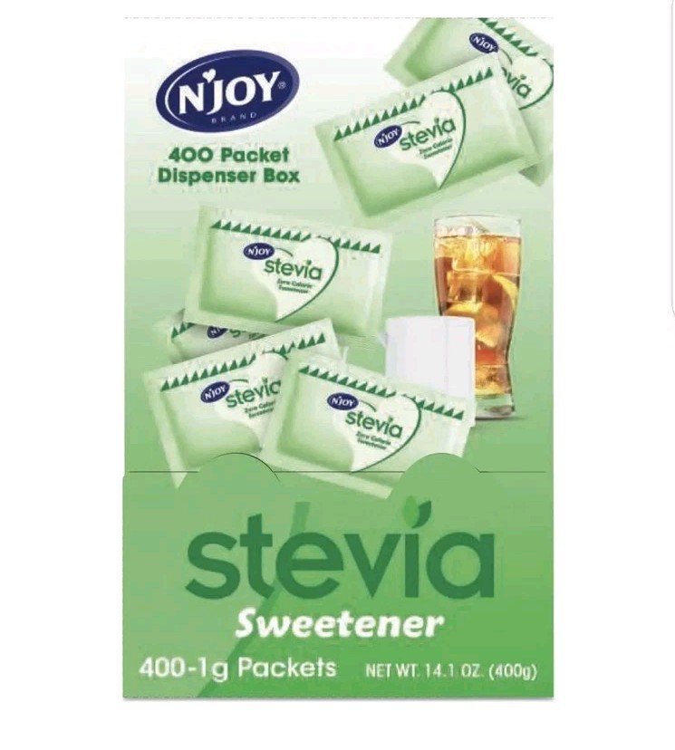 N'Joy Stevia Artificial Sweeteners Packet, 400/Box