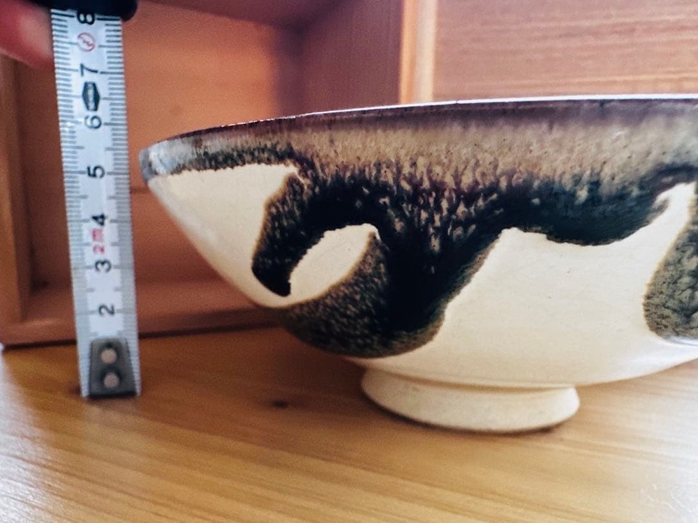 Tea Utensils Wave pattern ceramic