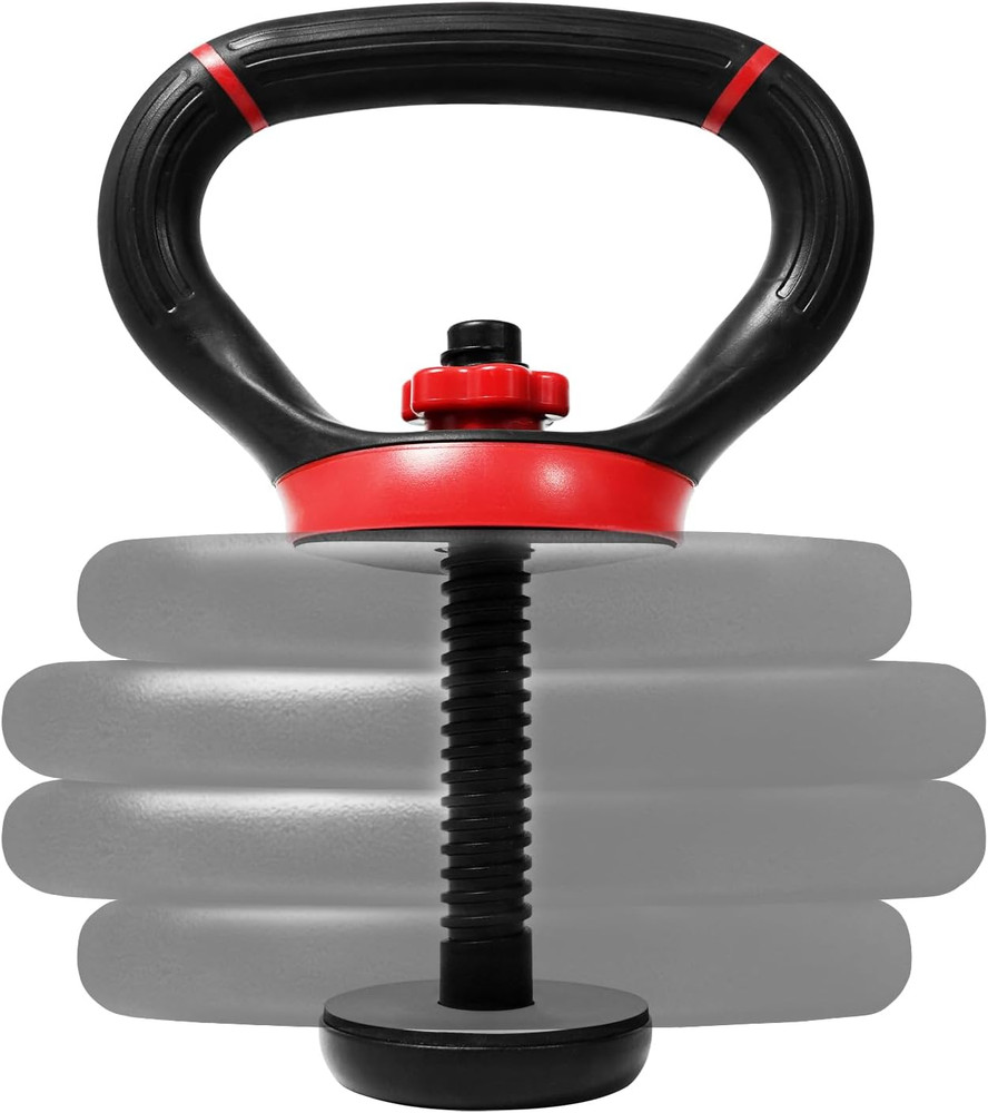 Adjustable Kettlebell Handle for Weight Plates, Dumbbell Converter for Strength