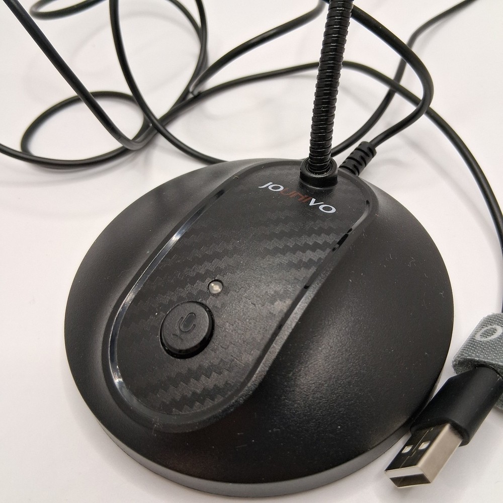 Jounivo Desktop Microphone USB plugin on off button 5V/500mA