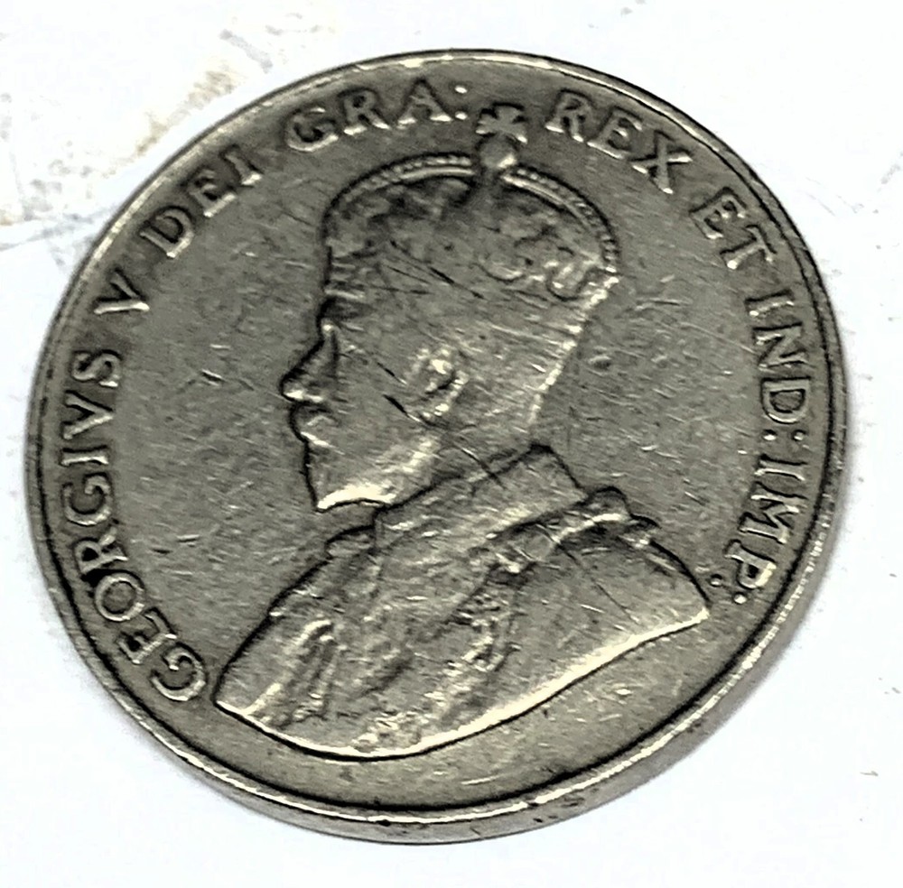 # C1522 CANADA COIN, FIVE CENTS 1924