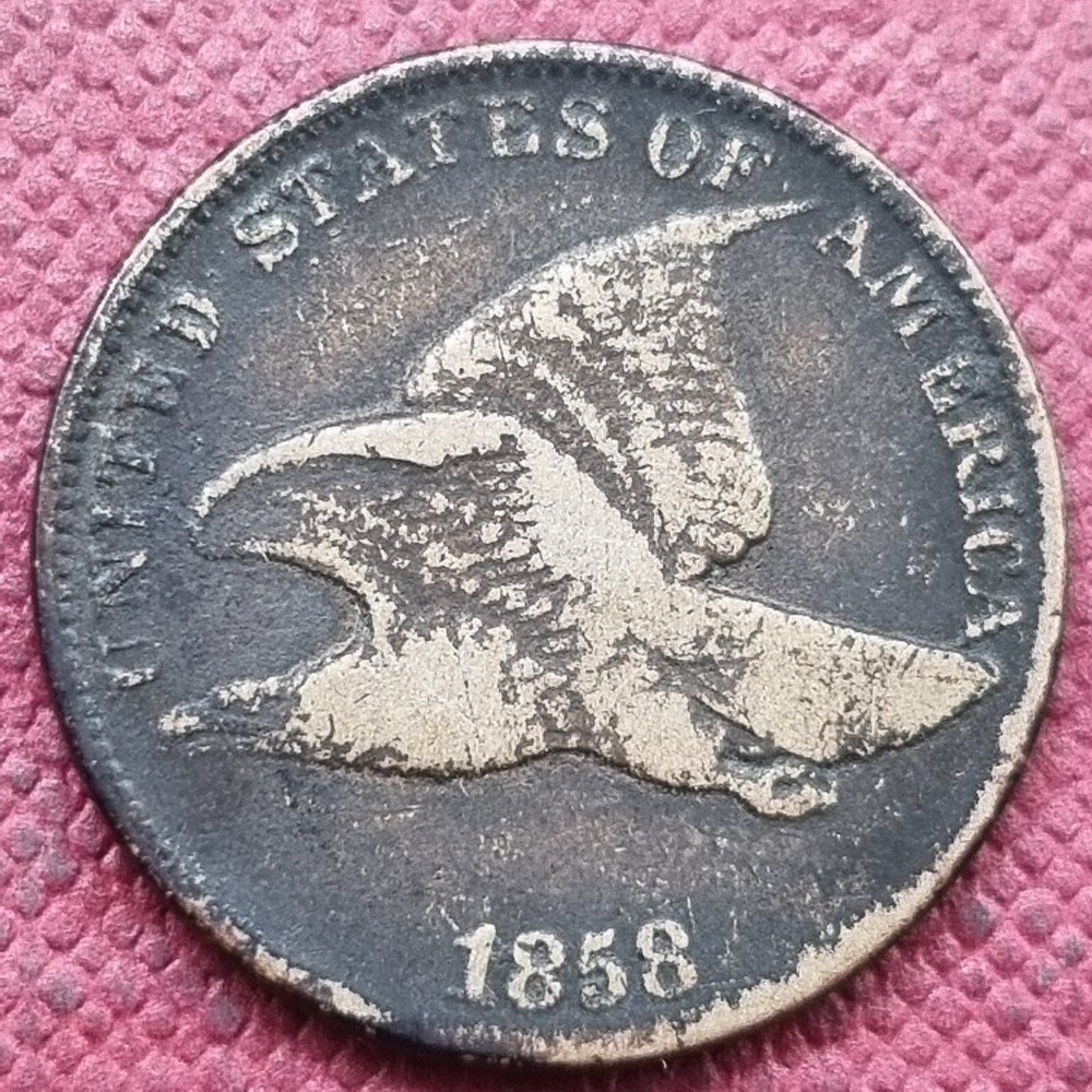 1858 Flying Eagle Cent 1c Better Grade #84325