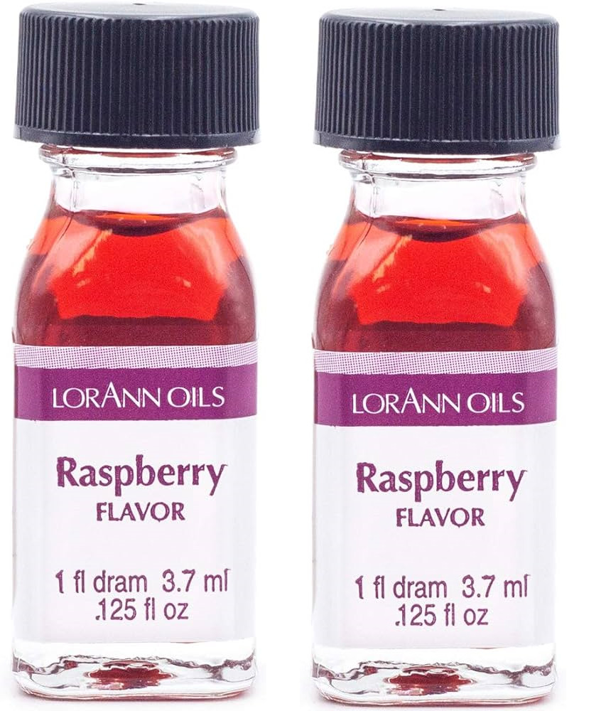 SM Lorann Oils Raspberry Flavor 1 Dram - 2 Pack