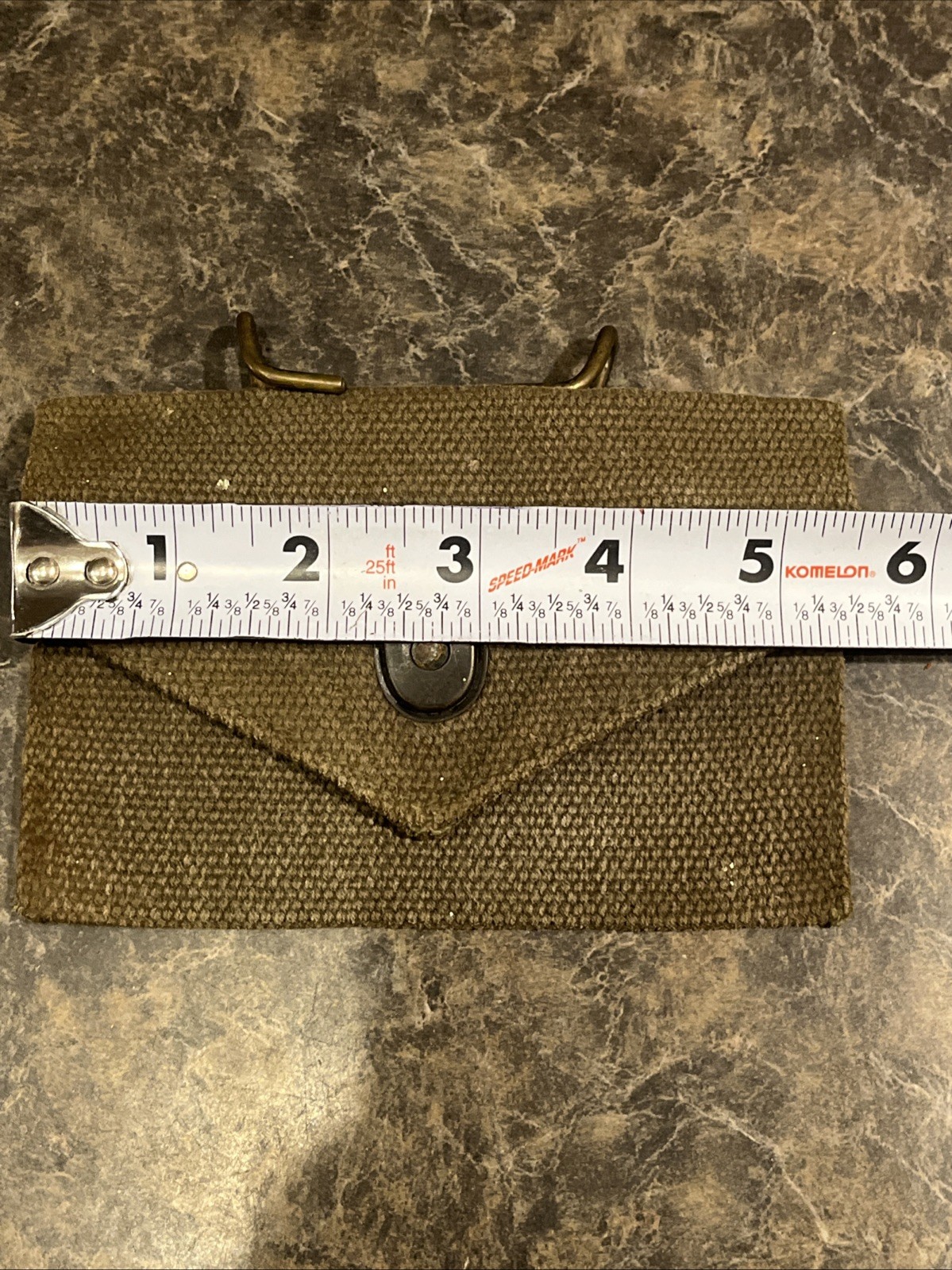 ORIGINAL WWII US ARMY INFANTRY M1942?FIRST AID BANDAGE CARRY POUCH ONLY VINTAGE