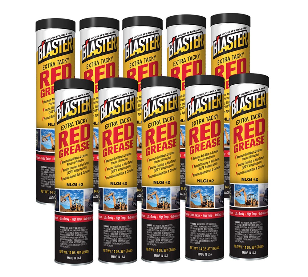 (10 Pack) Blaster Extra Tacky Red Grease