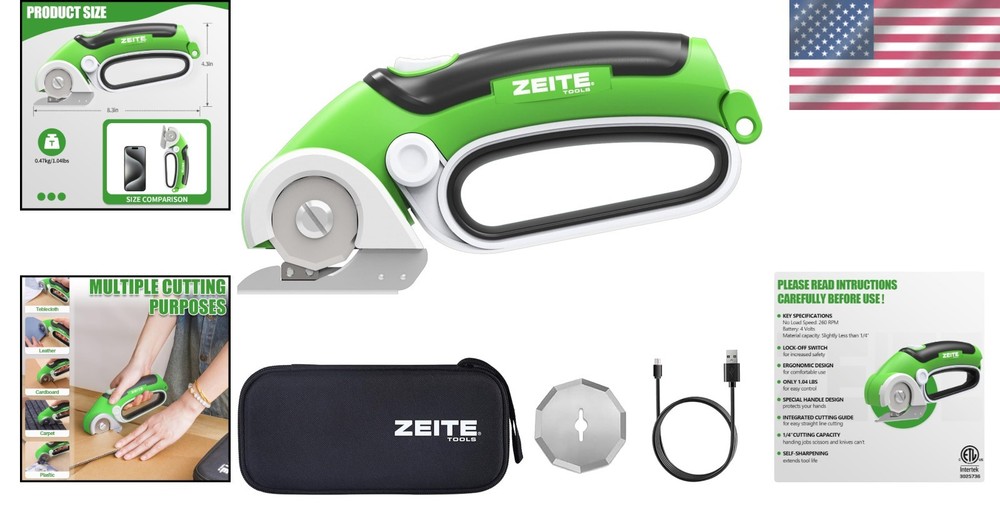 Lightweight USB Rechargeable Scissors