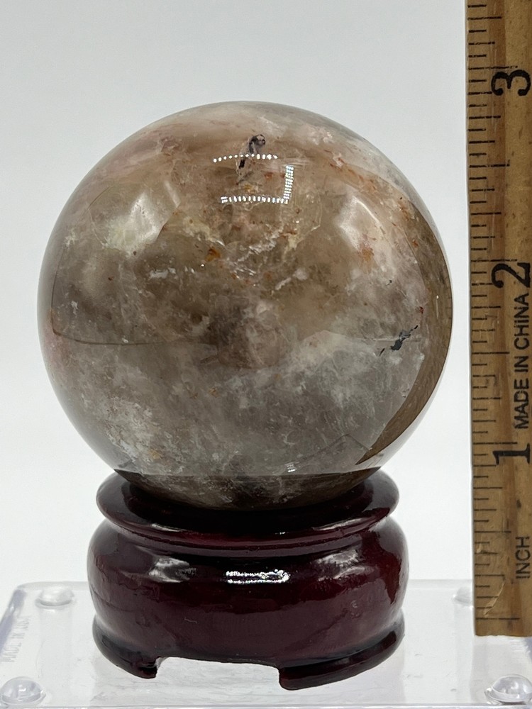 Fire Quartz with Blue Flash D