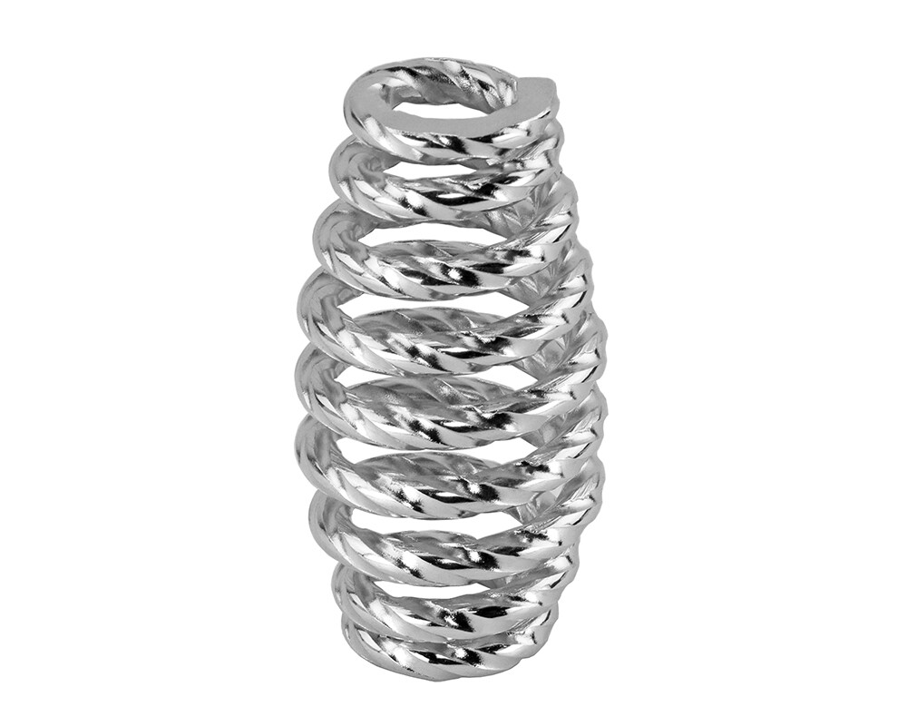 Bike Twisted Spring Fork Spring Chrome.