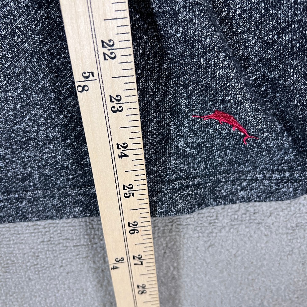 Tommy Bahama Sweater Mens Large L Long Sleeve Solid Gray Sweatshirt Pullover