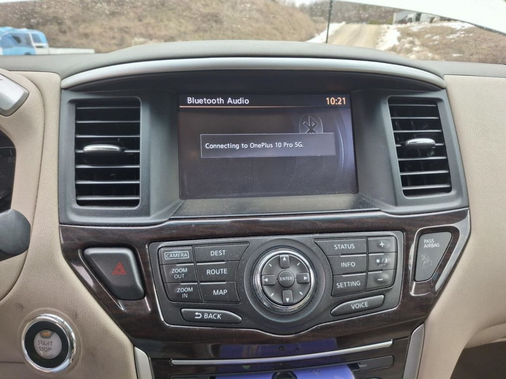 2014 Nissan Pathfinder Used Dash Control Screen OEM 594-01757 Reprogram Required