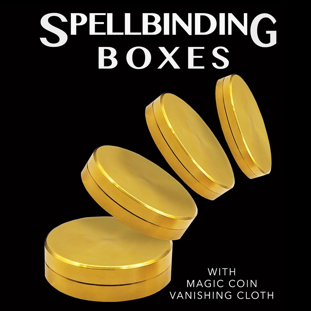 Magic Makers Spellbinding Boxes - Professional Vanishing Cloth Included