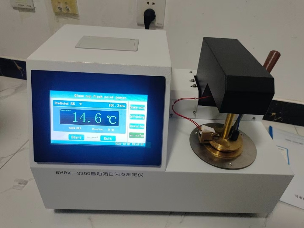 ASTM D93 Automatic Pensky Martens Tester Closed Cup Flash Point Tester