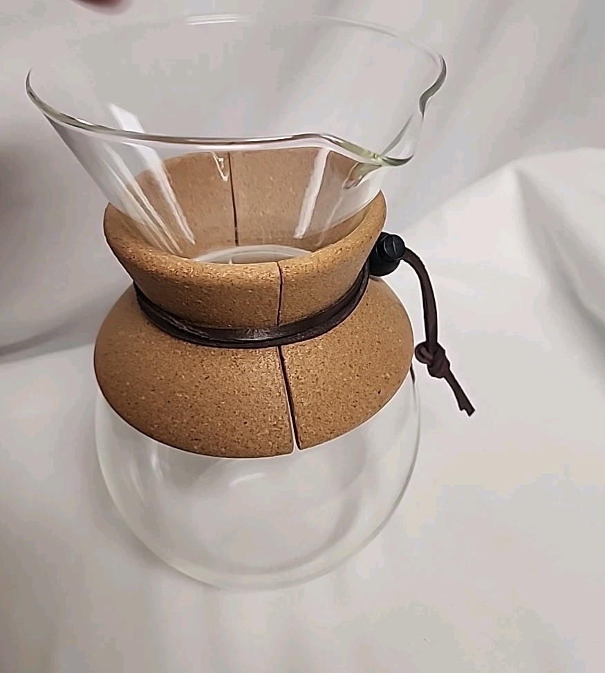 Mubod Replacement Coffee Carafe Leather Cord and cork