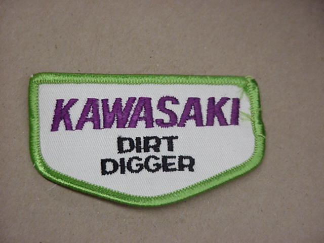 NOS Vintage Kawasaki Dirt Digger Patch 3-1/2" x 2"