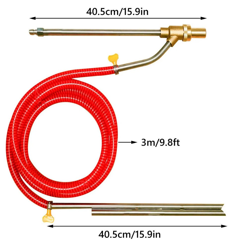 5000 PSI Sandblasting Kit Pressure Washer Sand Blaster Power Blaster Attachment