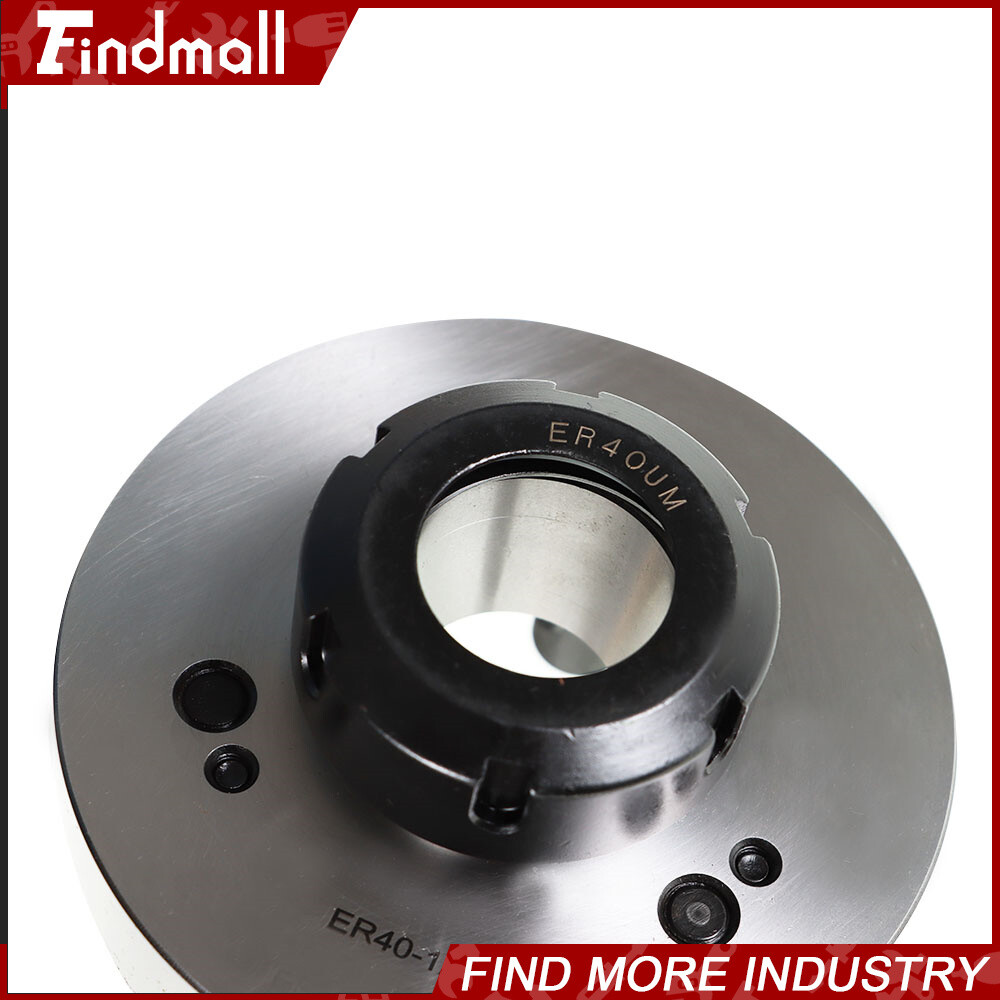 ER40 Collet Chuck 125mm Diameter Compact Lathe Tool Stud 5/8" For Milling Lathe