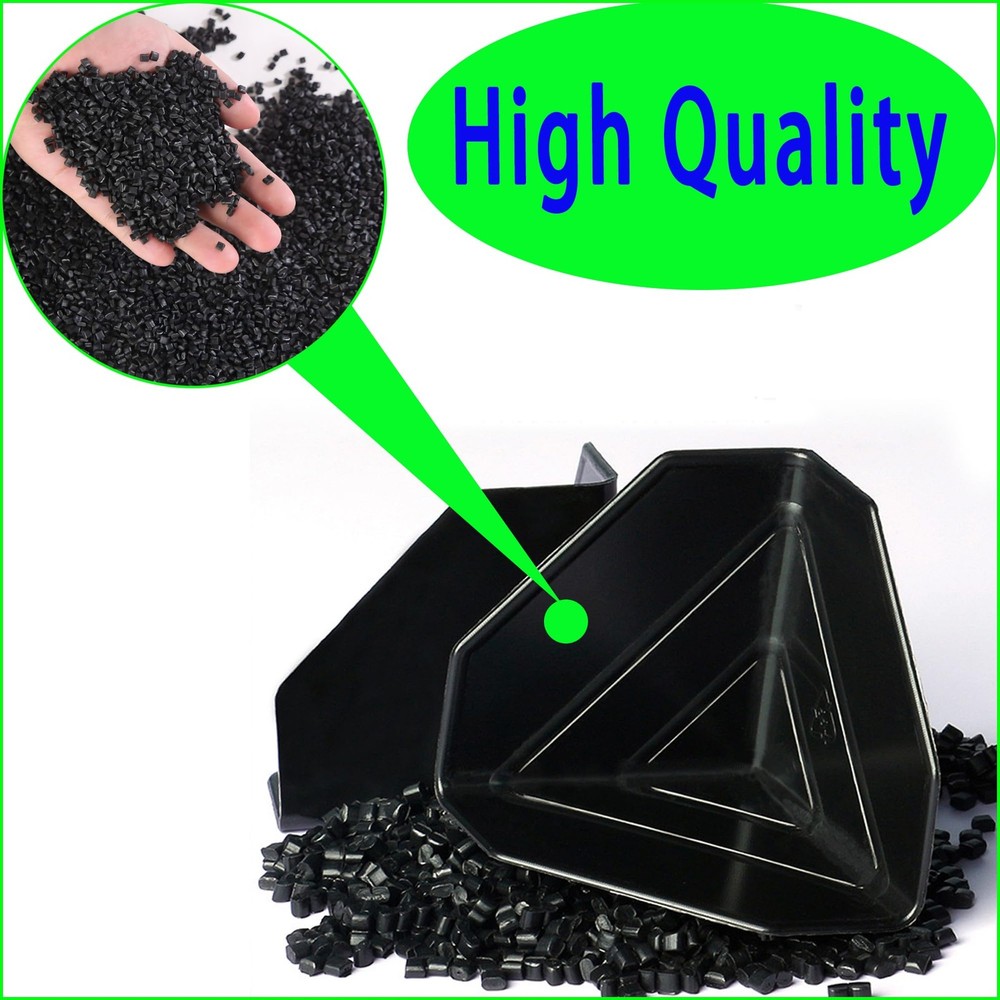 80 Pack Shipping Box Corner Protectors Plastic Packaging Edge Black