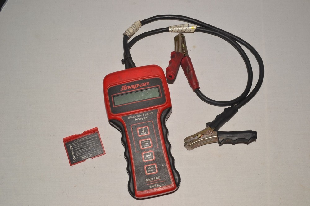 snap-on tools electrical system analyzer micro LCD YA2636 battery load tester