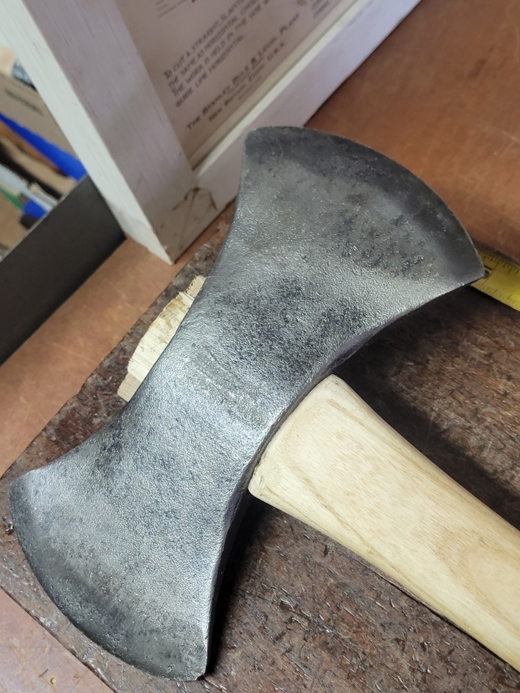 Council Tool Peeler/ Cruiser Double Bit Axe, Custom Handle