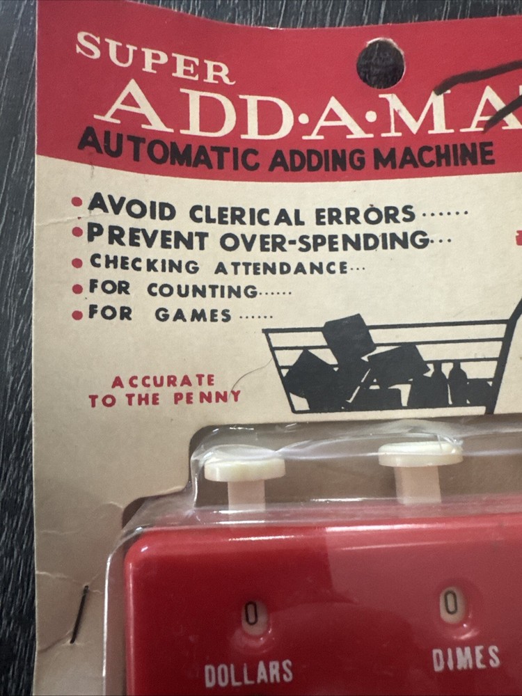 Vintage Add-A-Matic Automatic Adding Machine