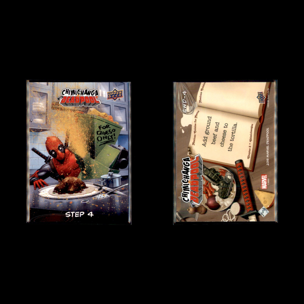2019 Upper Deck Marvel Chimichangas with Deadpool Complete Set 8 Cards Inserts